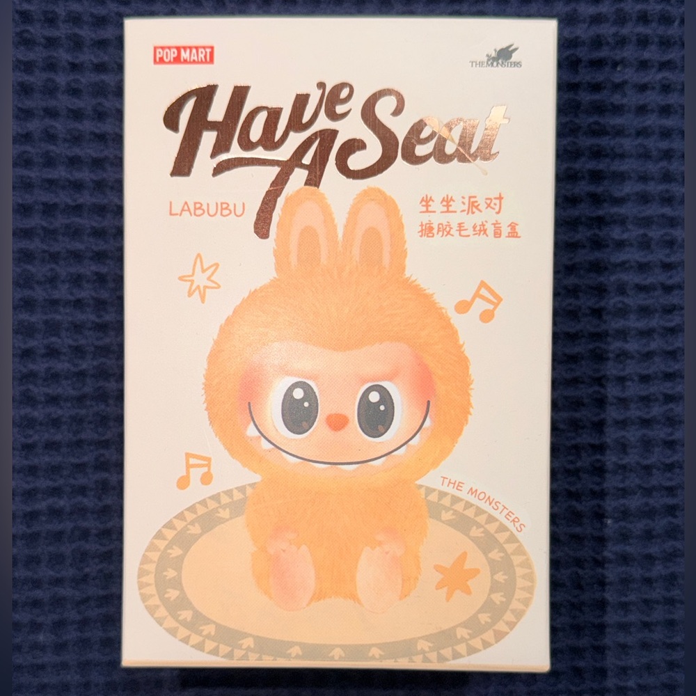 Pop Mart Labubu Have A Seat Authentic Unopened Box